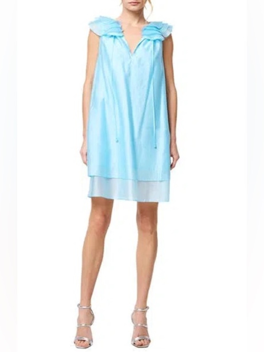 Maliha Tiered Trapeze Minidress
